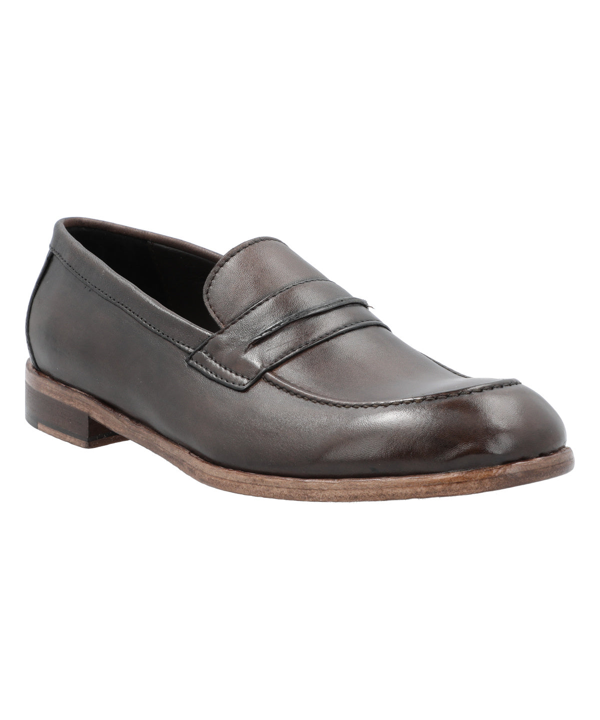 Mocasín Cuero Hombre Francesco Café Oscuro Rockford