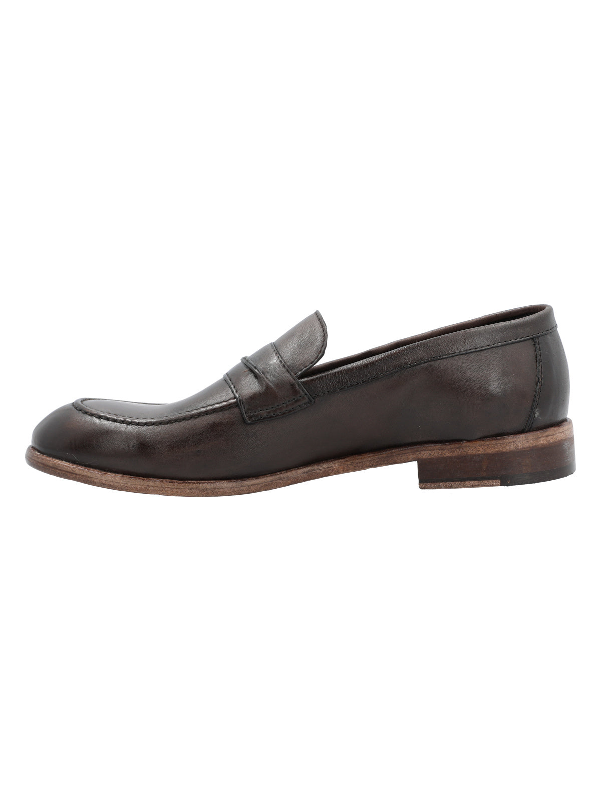Mocasín Cuero Hombre Francesco Café Oscuro Rockford