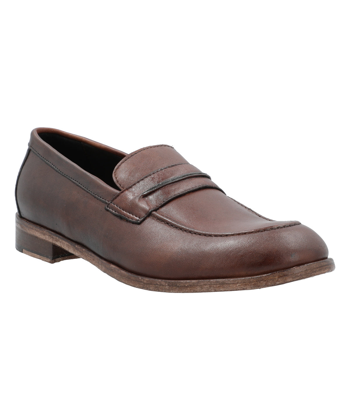 Mocasín Cuero Hombre Francesco Café Rockford