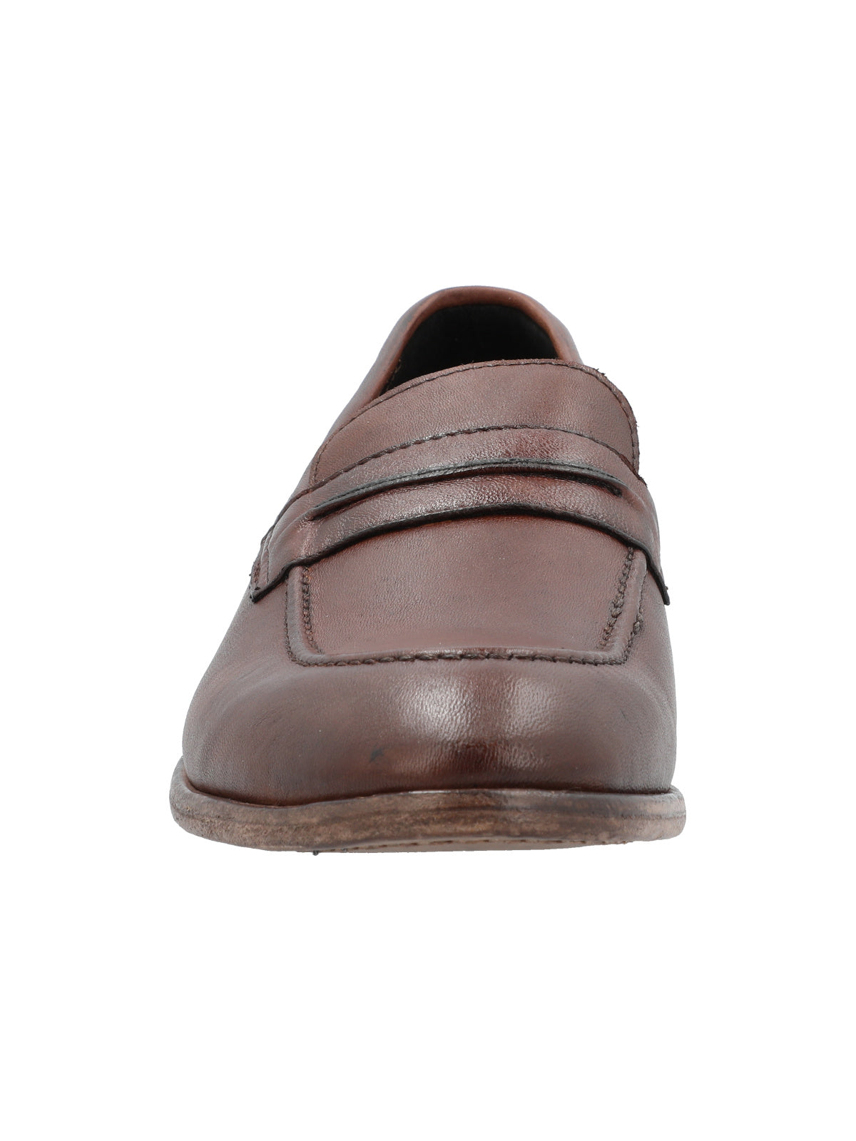 Mocasín Cuero Hombre Francesco Café Rockford