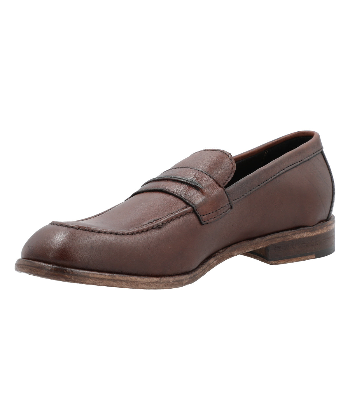 Mocasín Cuero Hombre Francesco Café Rockford