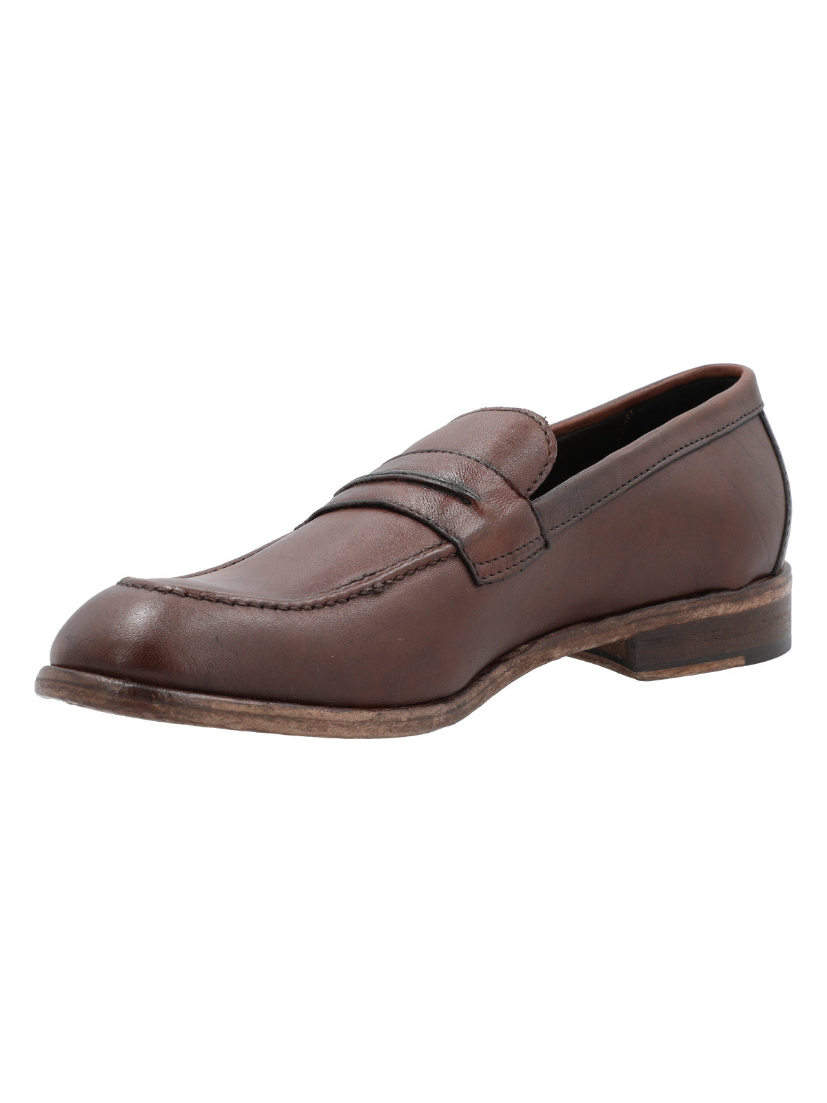 Mocasín Cuero Hombre Francesco Café Rockford