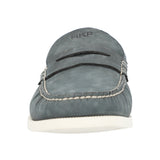 Mocasín Cuero Hombre Boat Mask Gris Rockford