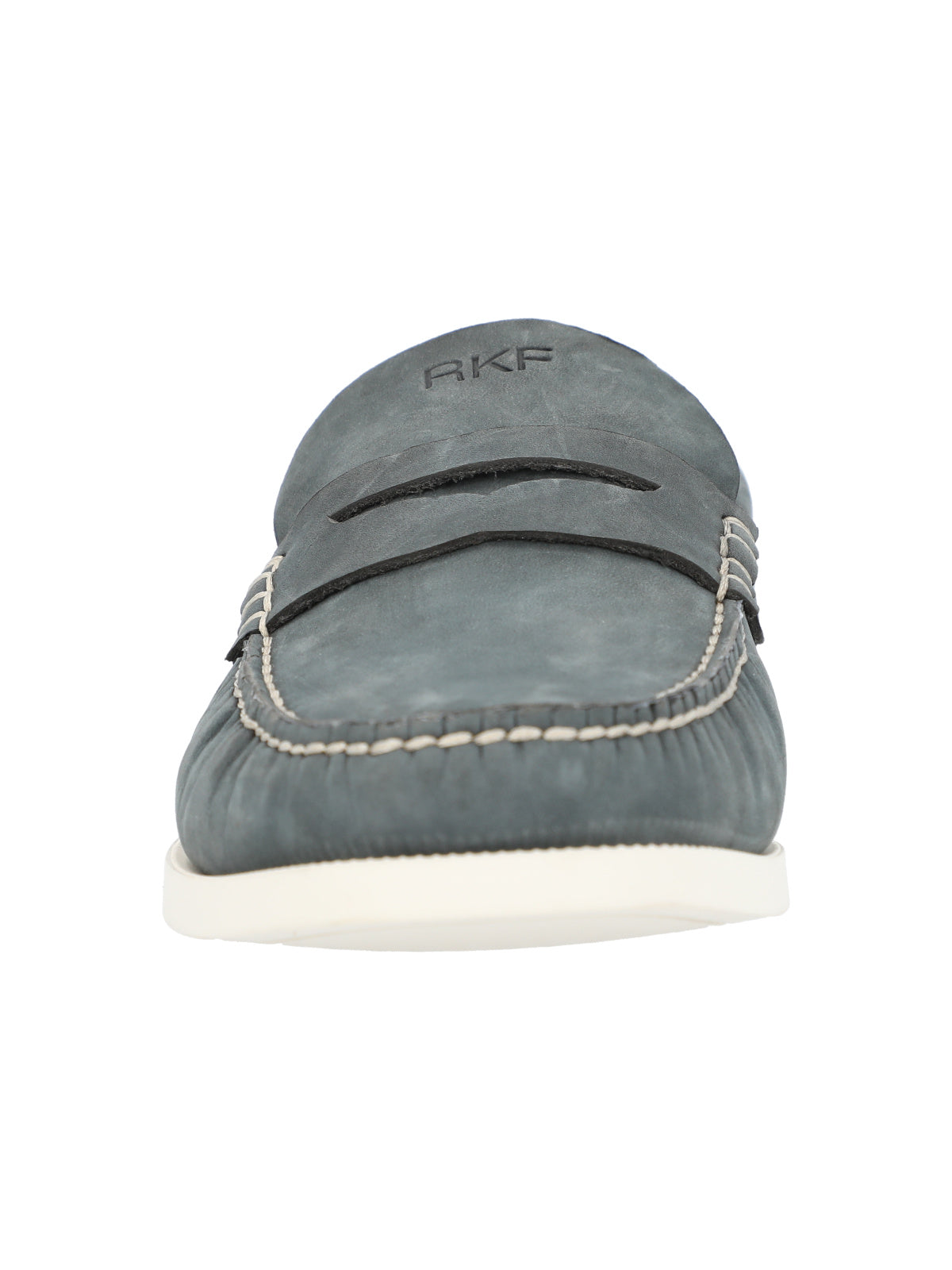 Mocasín Cuero Hombre Boat Mask Gris Rockford