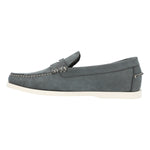 Mocasín Cuero Hombre Boat Mask Gris Rockford