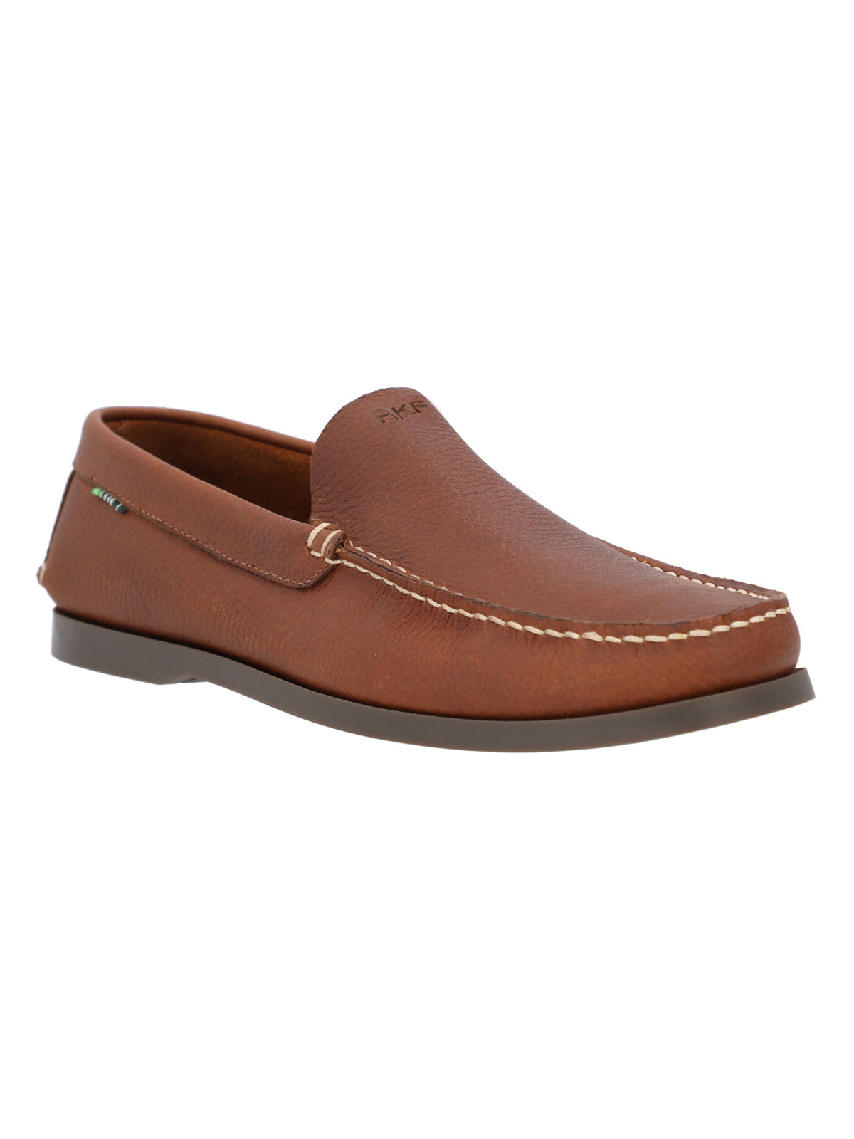 Mocasín Cuero Hombre Boat Shov Café Rockford