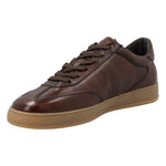 Zapatilla Cuero Hombre Riello Café Rockford