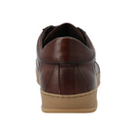 Zapatilla Cuero Hombre Riello Café Rockford