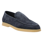 Mocasín Cuero Hombre Bemer Azul Rockford