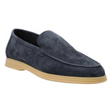 Mocasín Cuero Hombre Bemer Azul Rockford
