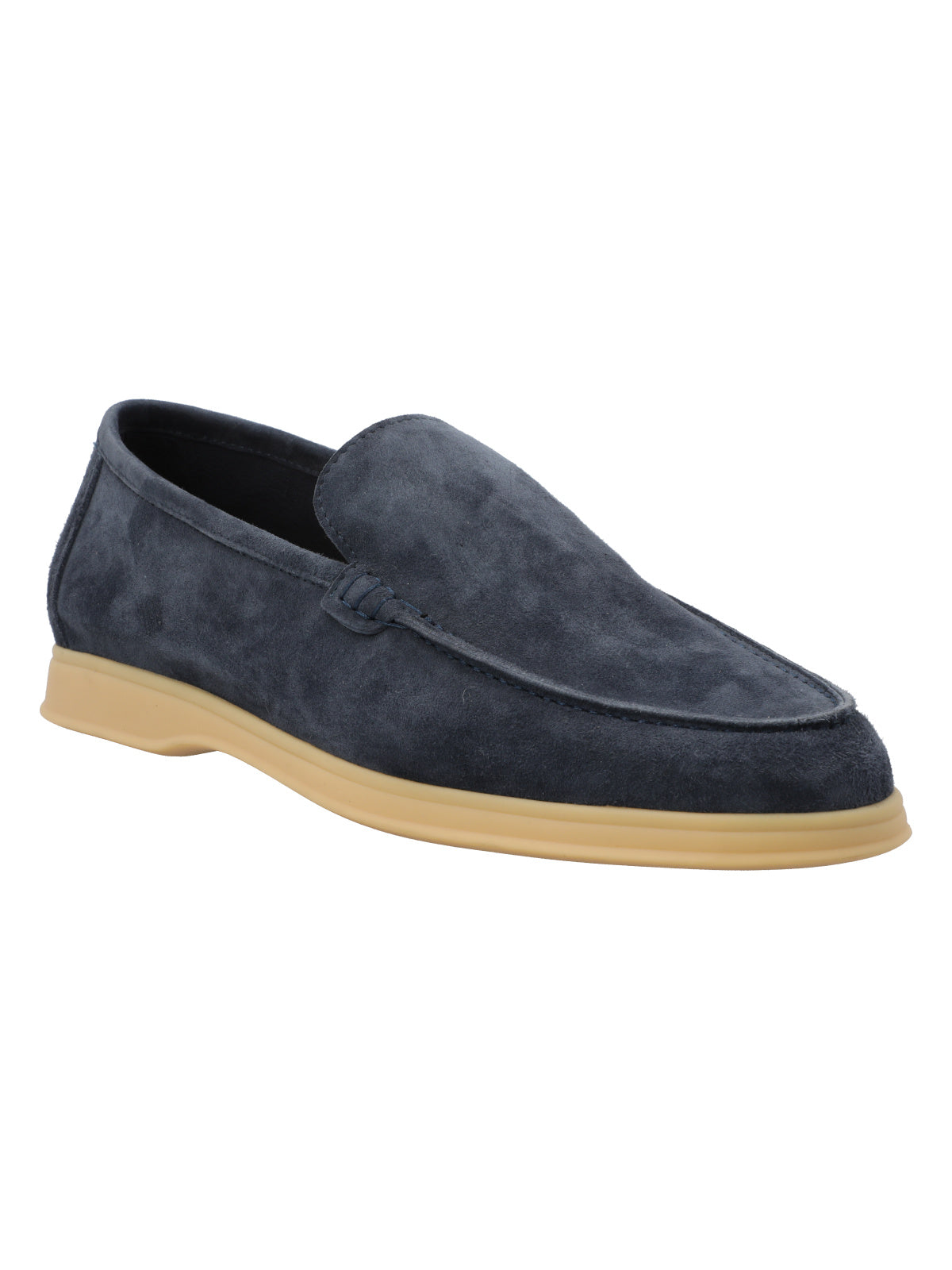 Mocasín Cuero Hombre Bemer Azul Rockford