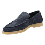 Mocasín Cuero Hombre Bemer Azul Rockford