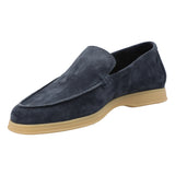 Mocasín Cuero Hombre Bemer Azul Rockford
