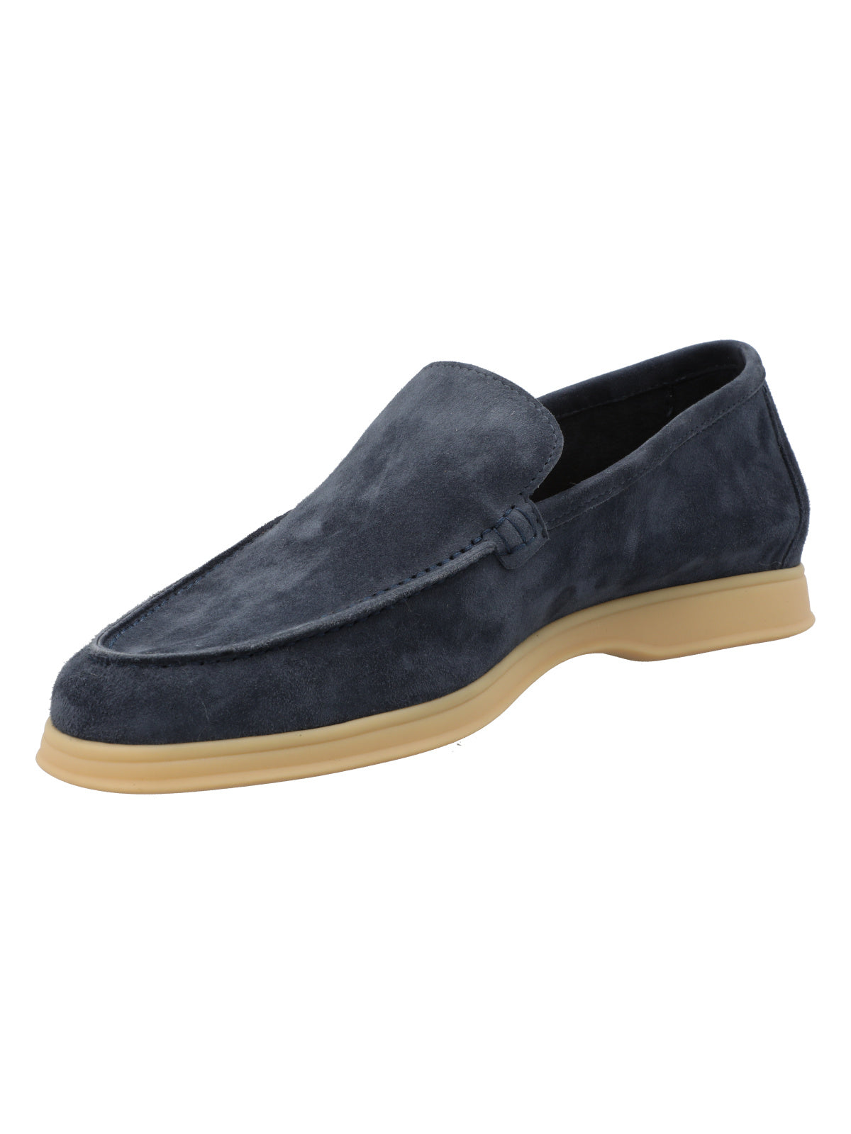 Mocasín Cuero Hombre Bemer Azul Rockford