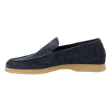 Mocasín Cuero Hombre Bemer Azul Rockford