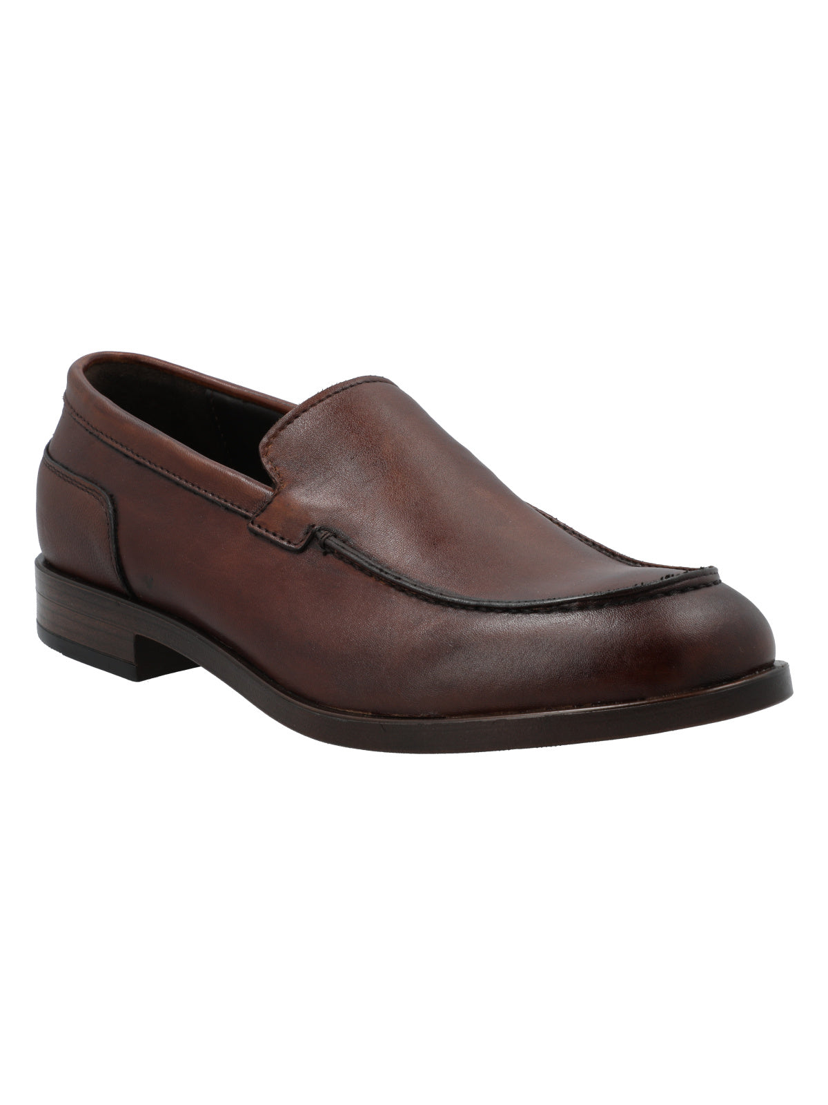 Mocasín Cuero Hombre Osseto Café Rockford