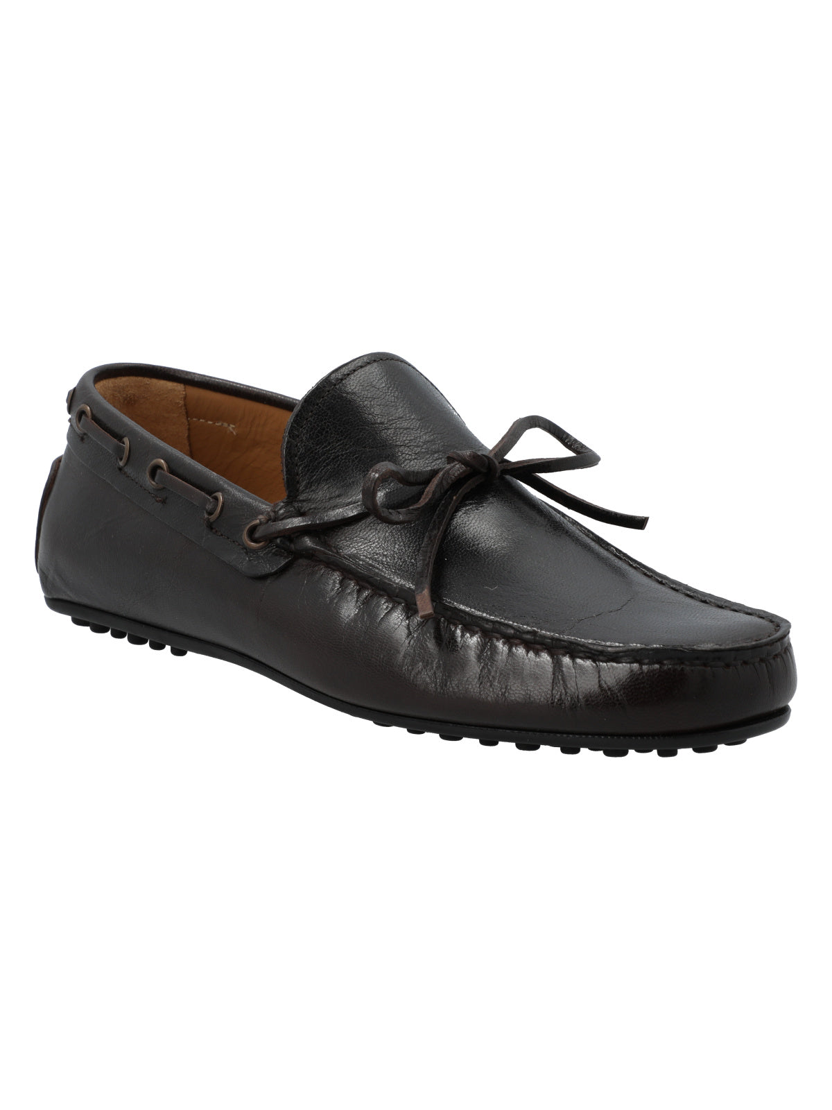 Mocasín Cuero Hombre Armeno Café Rockford