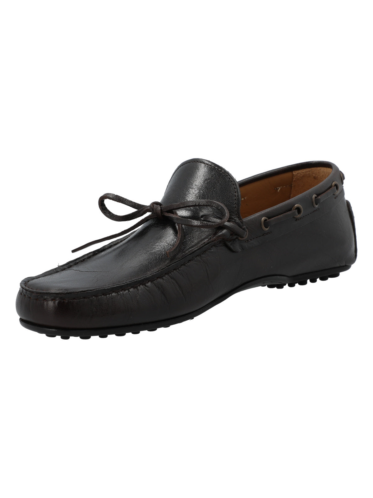 Mocasín Cuero Hombre Armeno Café Rockford