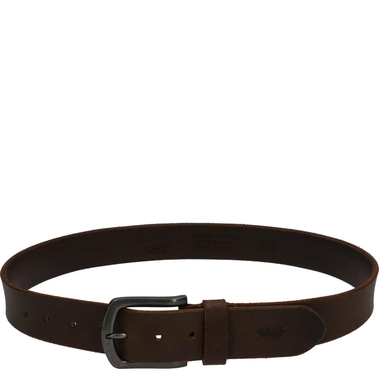 Cinturón Cuero Hombre Rf Jack Café Rockford