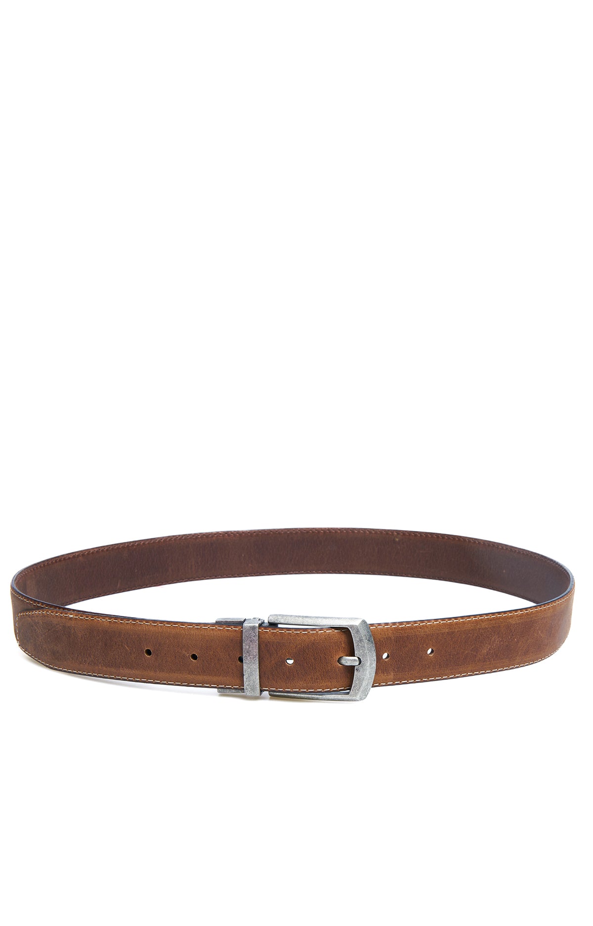 Cinturón Cuero Hombre Rf New Reversible Café Rockford