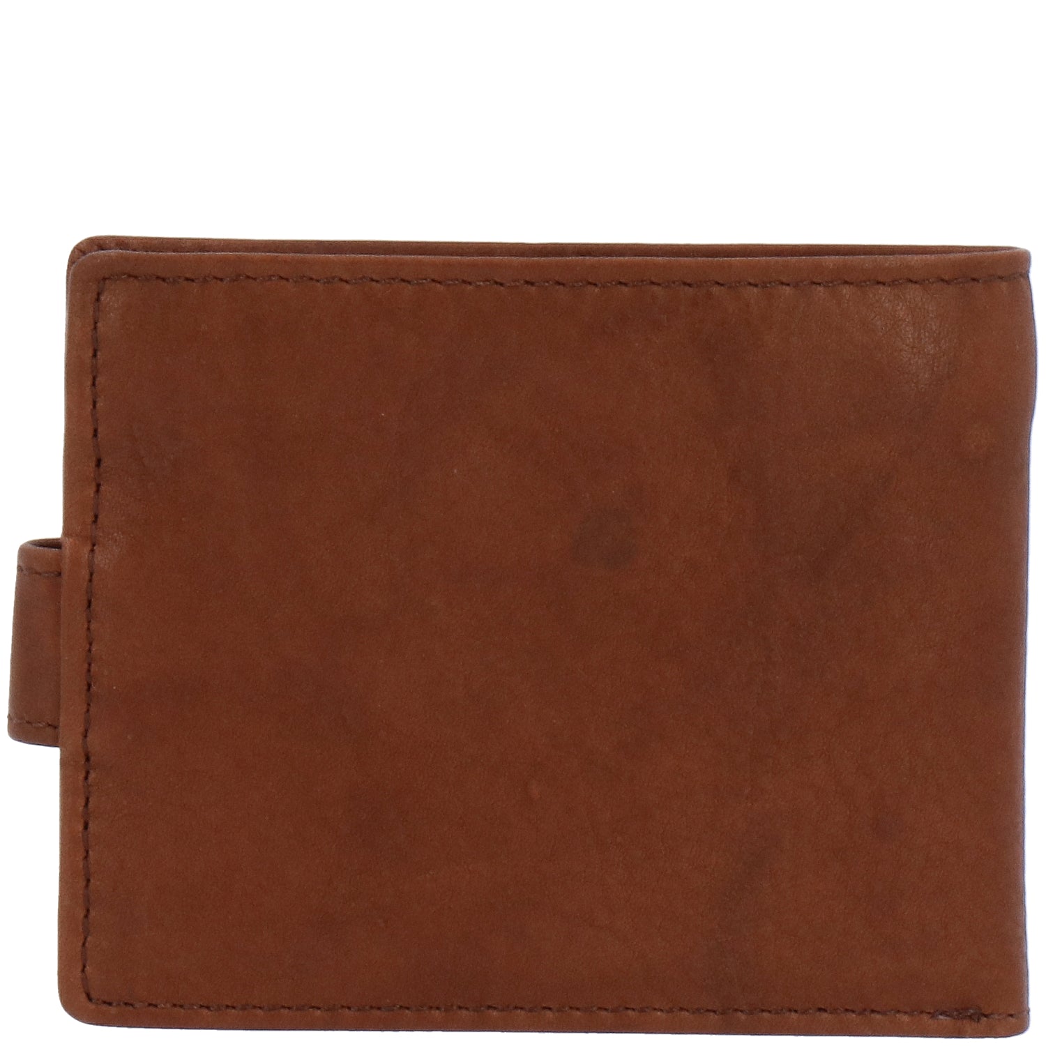 Billetera Cuero Hombre Aq Volante Café Rockford