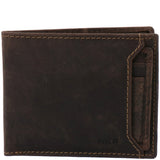 Billetera Cuero Hombre Ks Ventana Café Rockford