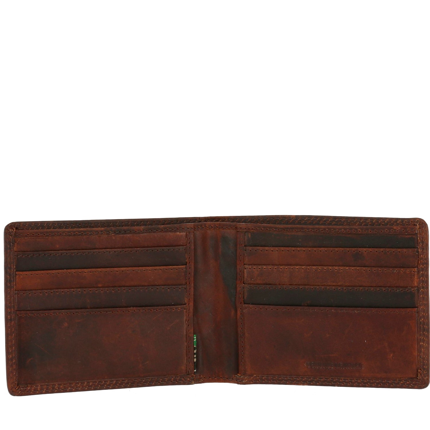 Billetera Cuero Hombre Tc Simple Café Rockford