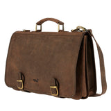 Maletín Cuero Hombre Ks Aspen Café Rockford