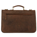 Maletín Cuero Hombre Ks Aspen Café Rockford