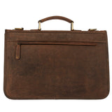 Maletín Cuero Hombre Ks Aspen Café Rockford