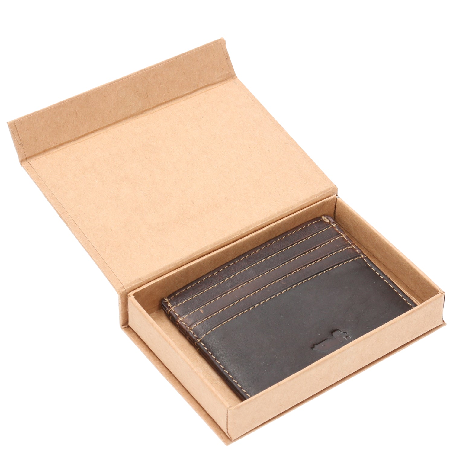 Tarjetero Cuero Hombre Tc 4Cardholder Café Rockford