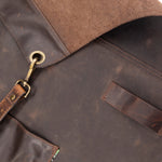 Pechera Cuero Hombre Rkf Bbq Apron Café Rockford