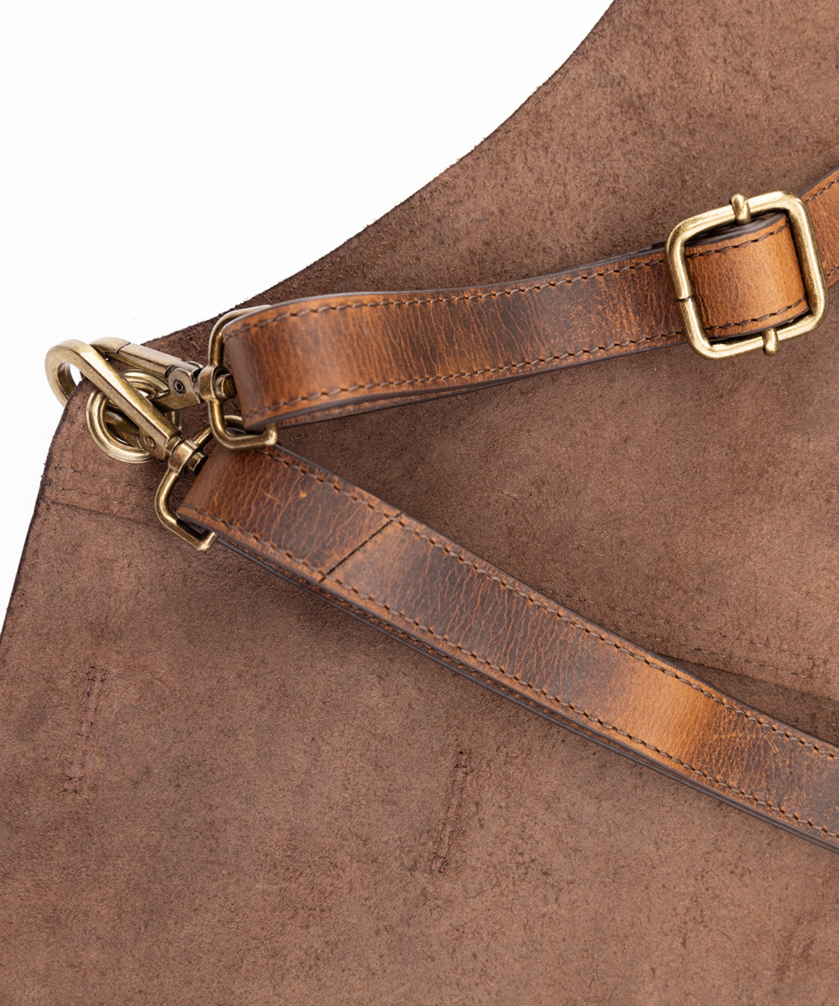 Pechera Cuero Hombre Rkf Bbq Apron Café Rockford