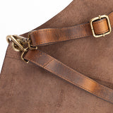 Pechera Cuero Hombre Rkf Bbq Apron Café Rockford