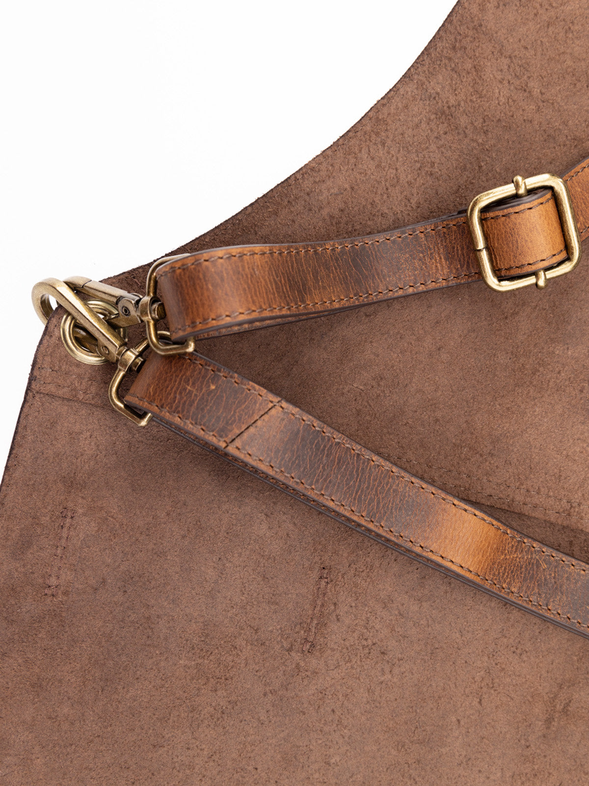 Pechera Cuero Hombre Rkf Bbq Apron Café Rockford