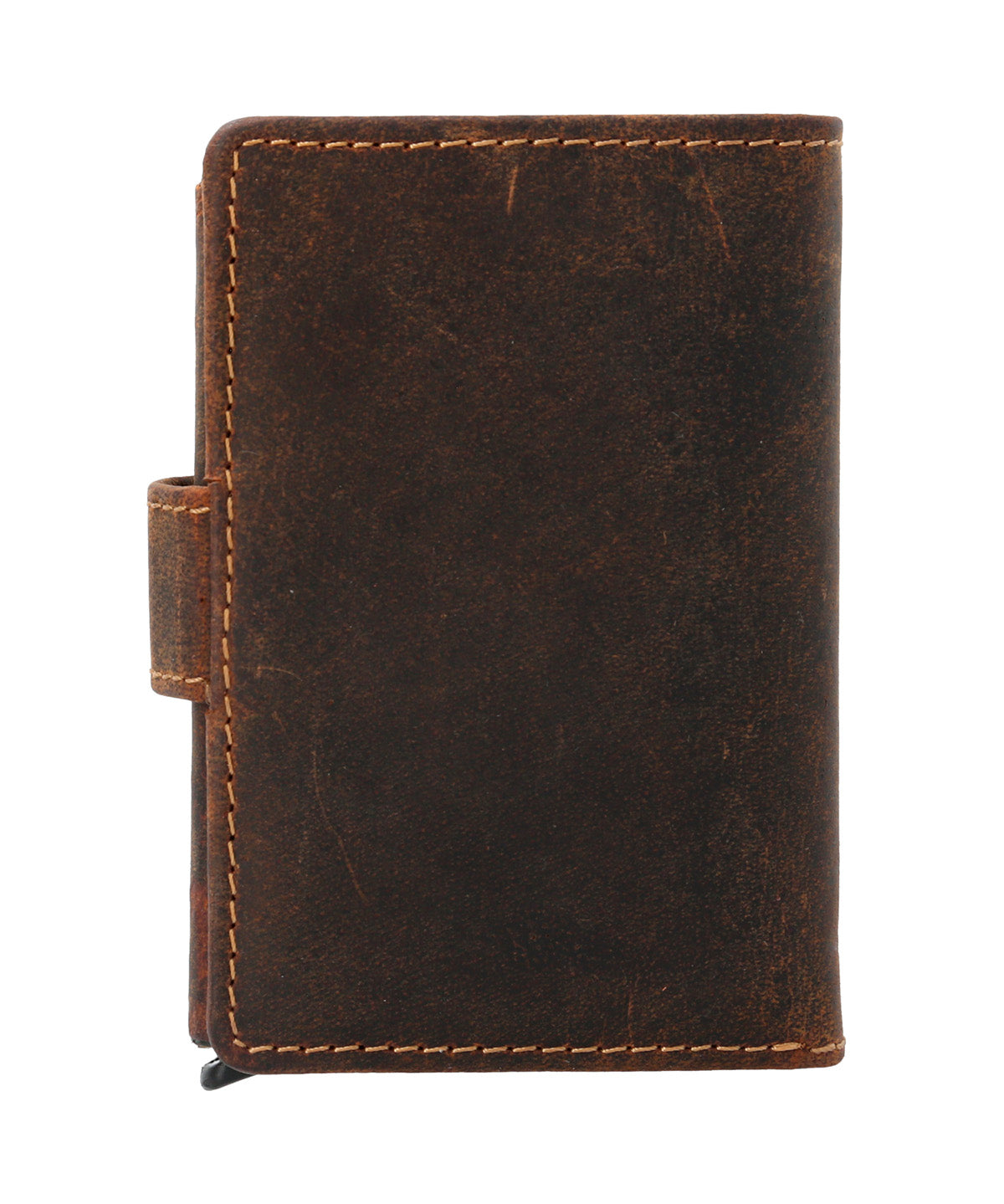 Billetera Cuero Hombre HU Multicards Café Rockford