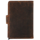 Billetera Cuero Hombre HU Multicards Café Rockford