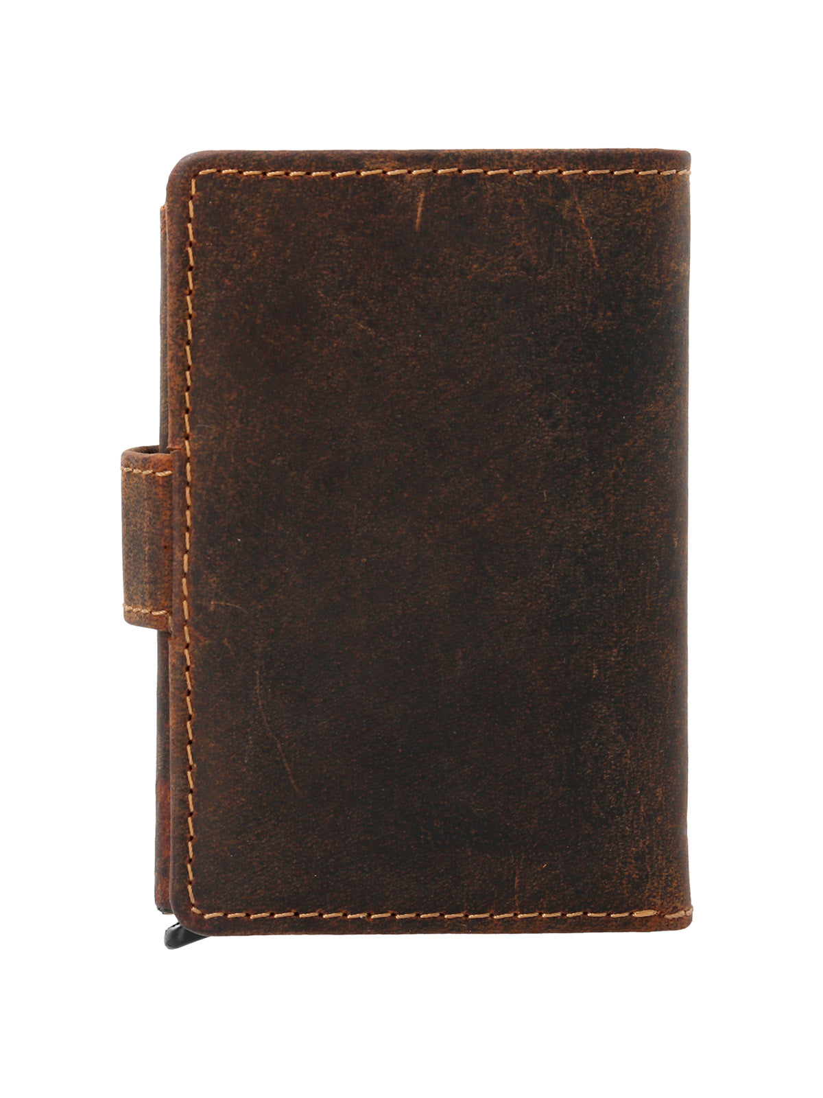 Billetera Cuero Hombre HU Multicards Café Rockford