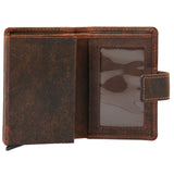 Billetera Cuero Hombre HU Multicards Café Rockford