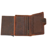 Billetera Cuero Hombre HU Multicards Café Rockford