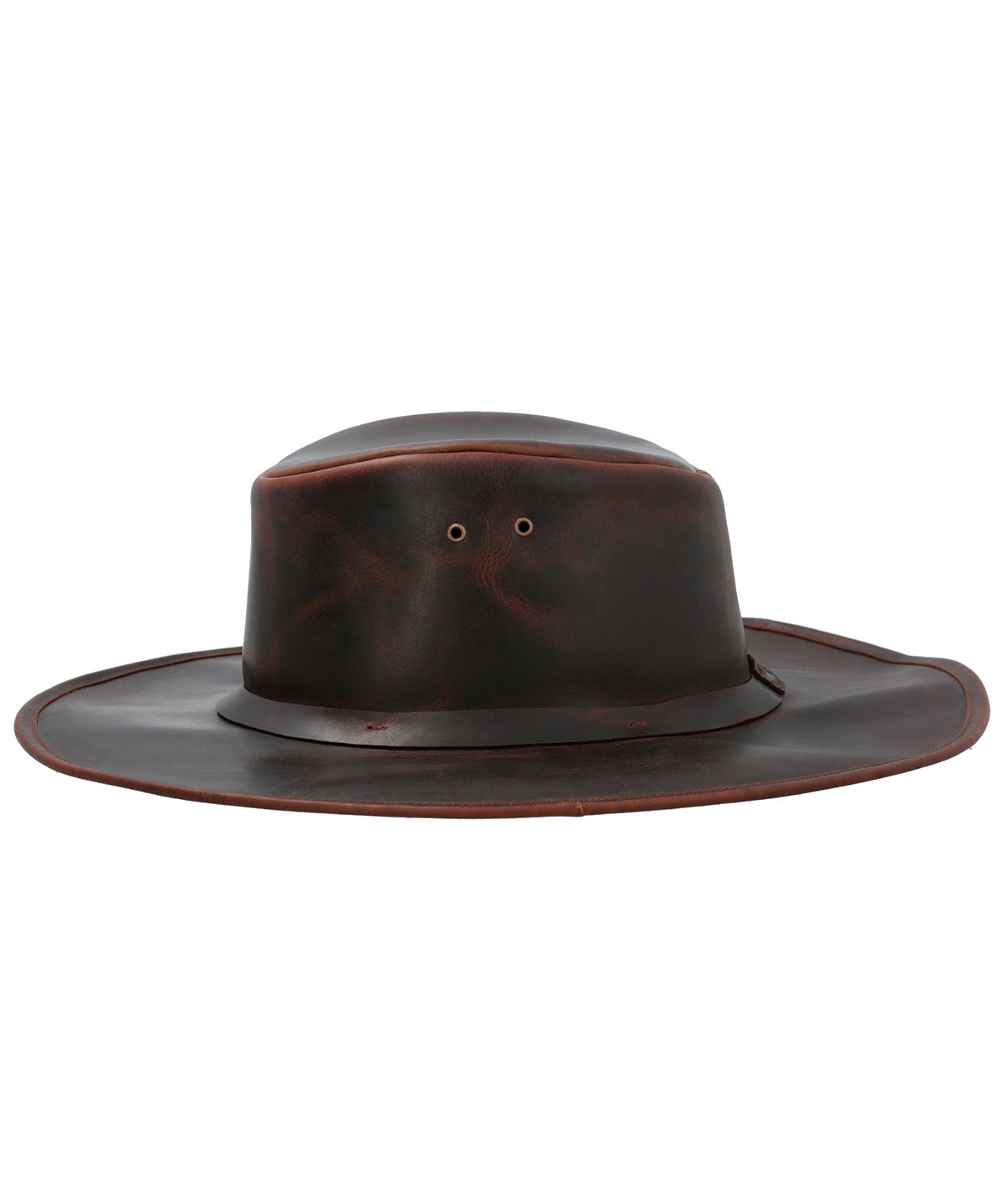 Sombrero Cuero Hombre Rkf Hobart Hat Café Rockford