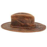 Sombrero Cuero Hombre Rkf Perth Hat Café Rockford