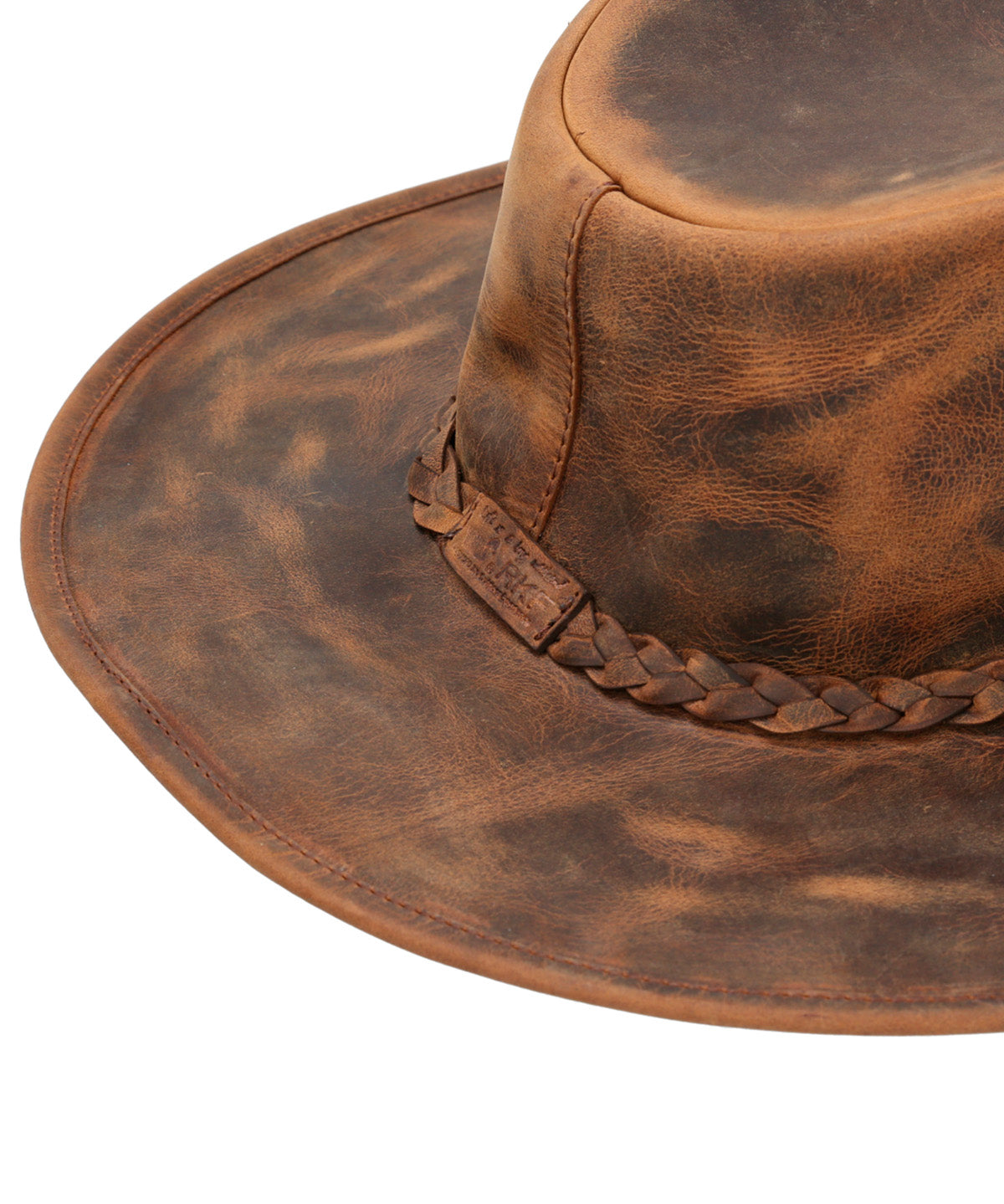 Sombrero Cuero Hombre Rkf Perth Hat Café Rockford
