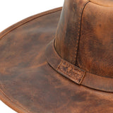 Sombrero Cuero Hombre Rkf Brisbane Hat Café Rockford