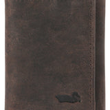 Billetera Cuero Hombre Ks Trifold Card Café Rockford