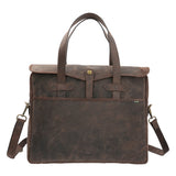 Maletín Cuero Hombre Ks Falkirk Café Rockford