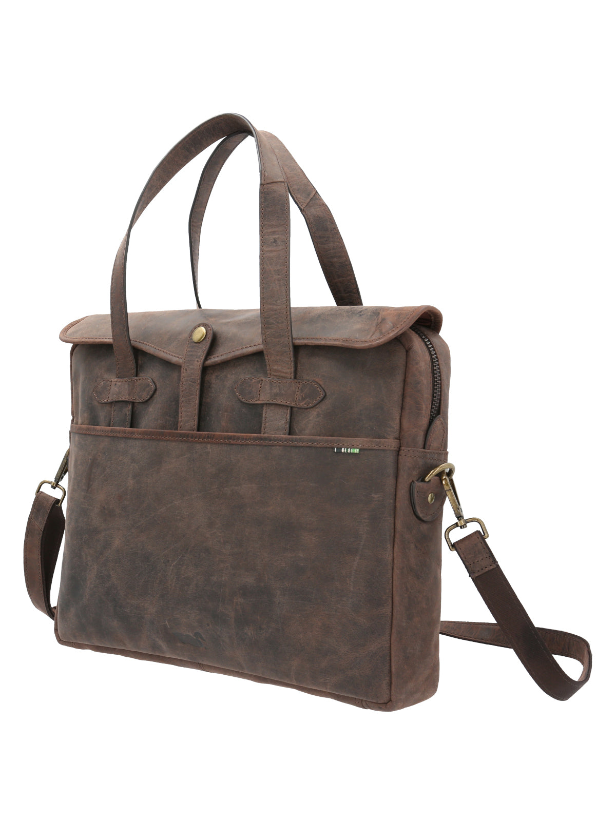 Maletín Cuero Hombre Ks Falkirk Café Rockford