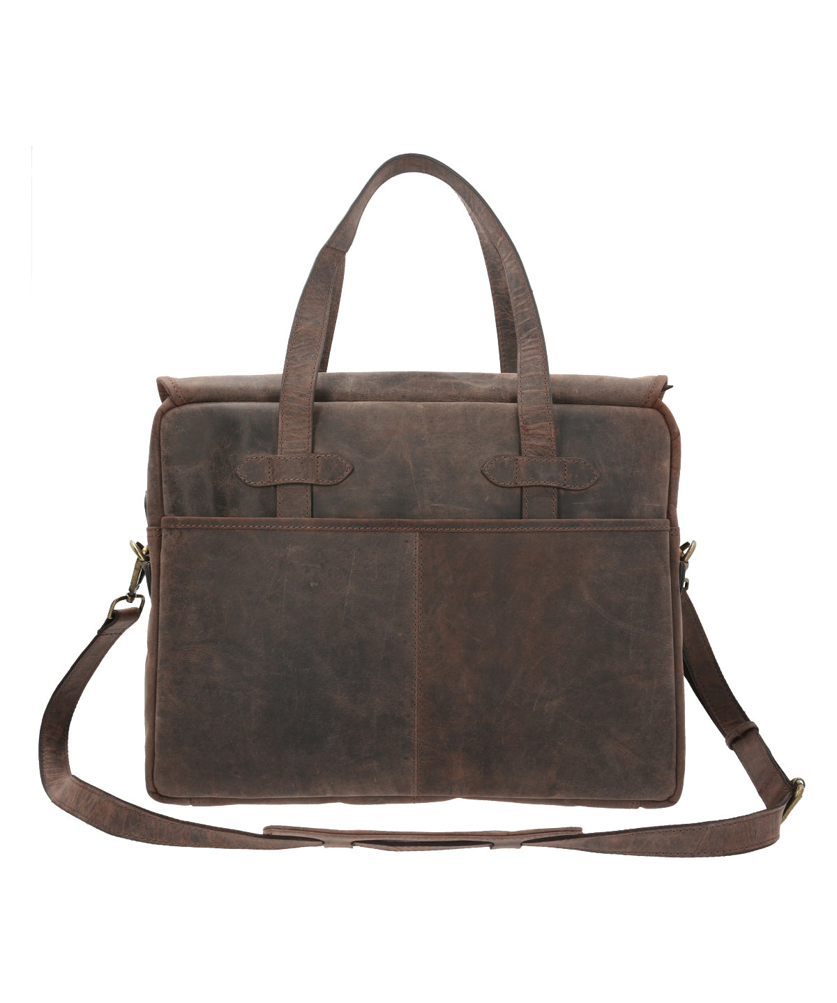 Maletín Cuero Hombre Ks Falkirk Café Rockford