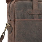 Maletín Cuero Hombre Ks Falkirk Café Rockford