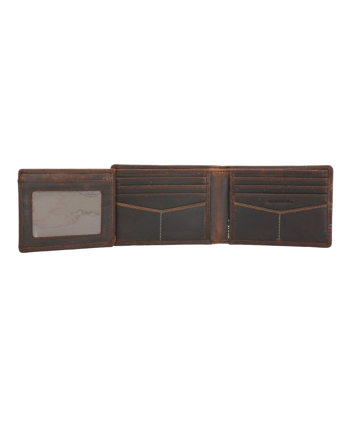 Billetera Cuero Hombre Tc Quetzal Café Rockford